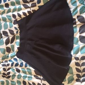 Black skater skirt